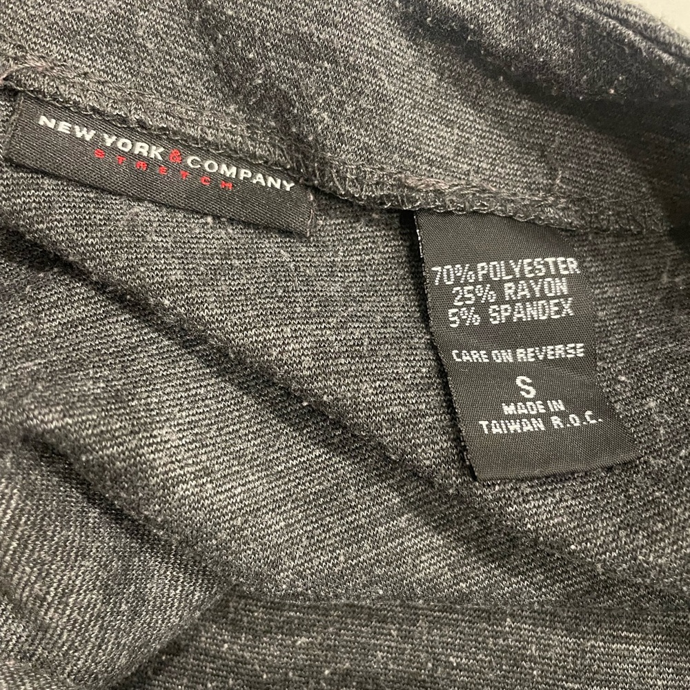 New York and company black and grey dress/long shirt. Stretchy.